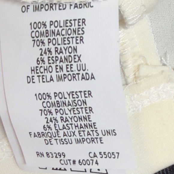 Isaac Mizrahi Black and Cream Sleeveless A-line Mini Dress NWT Size 8 - Picture 4 of 4